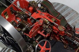 front view Allchin 1.5" live steam traction engine for sale