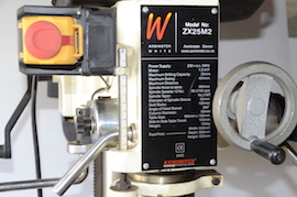 front2 Axminster ZX25M2 milling drilling machine for sale