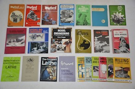 Myford Cowells Edgar Westbury George Thomas books & workshop engineering manuals for sale