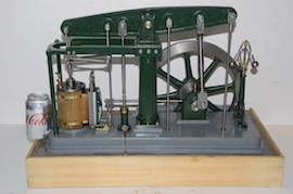 main view live steam large beam engine for sale