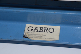 hinge Gabro SF600 Sheet metal folder bender for steam model engineer for sale
