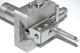 side view George Thomas 2mt boring head milling machine for sale