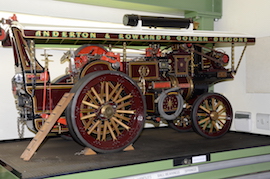 Burrell Showmans live steam traction engine Dragon for sale