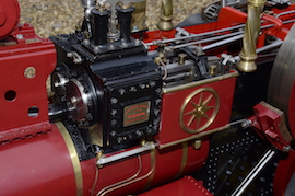 side view 2" Burrell Showmans live steam traction engine Dragon for sale