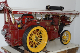 rear2 Exhibition 2" Burrell Showmans live steam traction engine for sale.