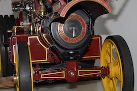 smokebox Exhibition 2" Burrell Showmans live steam traction engine for sale.