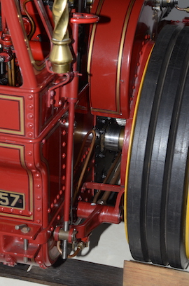 brake2 Exhibition 2" Burrell Showmans live steam traction engine for sale.