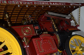 canopy3 Exhibition 2" Burrell Showmans live steam traction engine for sale.