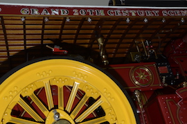 canopy4 Exhibition 2" Burrell Showmans live steam traction engine for sale.