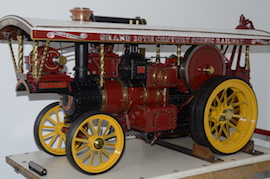 side2 Exhibition 2" Burrell Showmans live steam traction engine for sale.