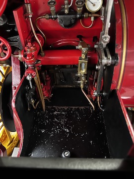 reverse Exhibition 2" Burrell Showmans live steam traction engine for sale.