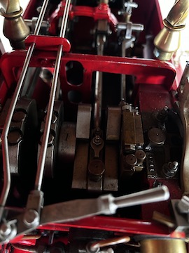 crank Exhibition 2" Burrell Showmans live steam traction engine for sale.