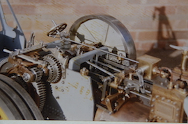 flywheel2 Exhibition 2" Burrell Showmans live steam traction engine for sale.