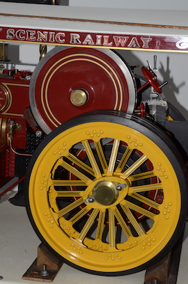 flywheel Exhibition 2" Burrell Showmans live steam traction engine for sale.