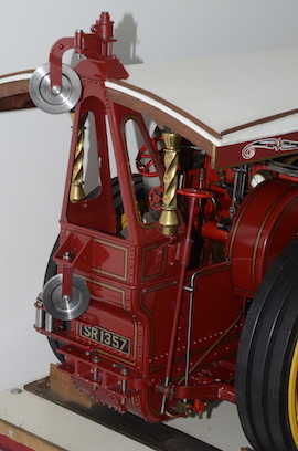 crane Exhibition 2" Burrell Showmans live steam traction engine for sale.