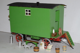main view 1" caravan for minnie live steam traction engine for sale