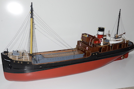 main Live steam Valder Craft SS Talacre cargo ship for sale RC boiler gas plant