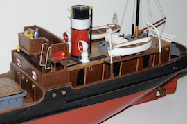 cabin Live steam Valder Craft SS Talacre cargo ship for sale RC boiler gas plant