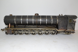 left view Caterpillar 2.5" LBSC rare live steam loco Union Pacific 9000 class 4-12-2 for sale