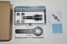 main view clarkson autolock R8 collet holder for milling machine for sale