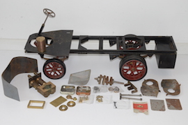 Main view 2" Clayton live steam wagon truck for sale