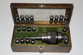 main Alfred Herbert Coventry No3 Saftap tapping collet chuck head 2MT