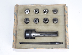 front view R8 myford collet set milling machine for sale