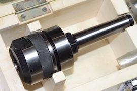 Axminster auto locking collets on 2MT milling machine for sale