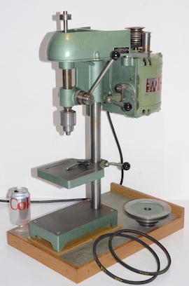 left Cowells type 3 MD pillar drill bench drilling.