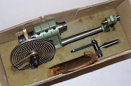 front view dividing head myford lathe for sale