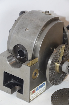 back Vertex BS-0 dividing head & tailstock for milling machine for sale