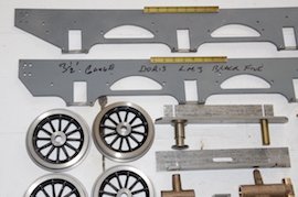 frames 3.5" Doris LBSC Black 5 4-6-0 LMS live steam loco castings for sale