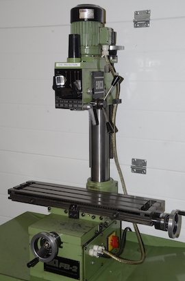 front view Emco FB2 U2 vertical milling machine for sale