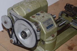 pulley view emco unimat selecta SL lathe for sale
