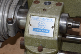 spindle view emco unimat selecta SL lathe for sale