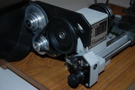 pulley view emco unimat 3 4  lathe for sale