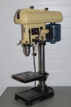 left Fobco bench mounted pillar drill for sale