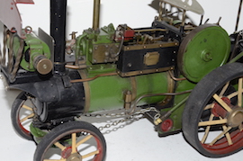 main 1" vintage Fowler Showmans old live steam engine for sale