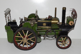 right 1" vintage Fowler Showmans old live steam engine for sale