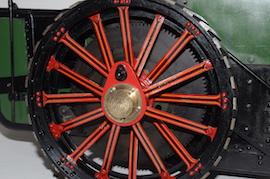 wheel view Fowler Allchin 1.5" live steam traction engine for sale