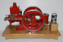 Main view Galloway 1/3 rd scale hit & miss petrol engine for sale.