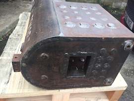 4" Garrett live steam steel boiler for sale professionally made