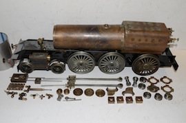 front view Lickham Hall GWR LBSC 460 live steam loco engine for sale