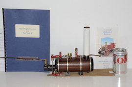 Maxwell Hemmens small horizontal marine boiler for launch boat for sale