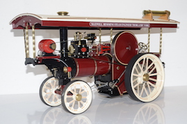 left Maxwell Hemmens 1" Burrell Showmans live steam traction engine for sale