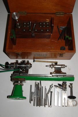 complete view ime watchmakers lathe for sale