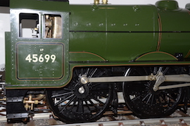 wheel 5" LMS Jubilee Galatea live steam loco kingscale for sale