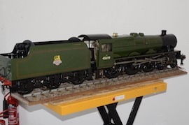 back 5" LMS Jubilee Galatea live steam loco kingscale for sale