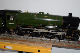 side 5" LMS Jubilee Galatea live steam loco kingscale for sale