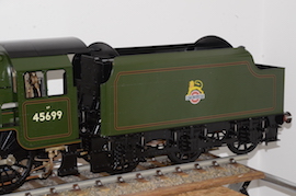tender 5" LMS Jubilee Galatea live steam loco kingscale for sale